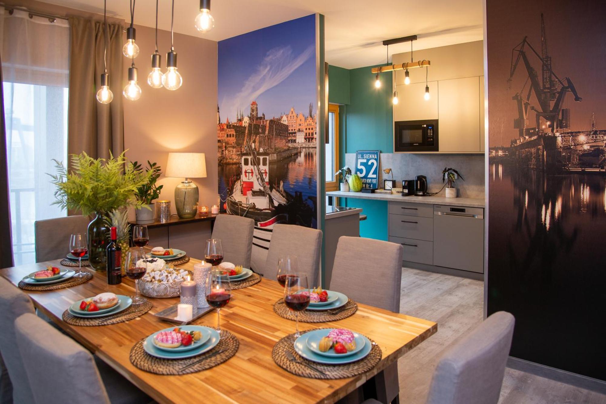 Premium 4 Rooms Apartment Danzica Esterno foto